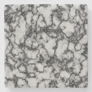 Porta-copo De Pedra Turquoise Marble Pattern