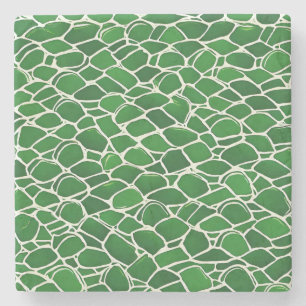 Porta-copo De Pedra Turtle Shell Pattern