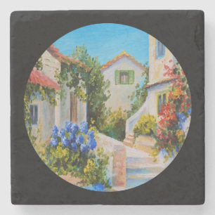 Porta-copo De Pedra Tuscan Villa Fine Art