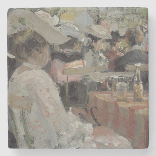 Porta-copo De Pedra Um jardim Restaurante, 1906 (Frente)