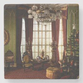 Porta-copo De Pedra Um Natal Vitoriano - Porta copos Pedra