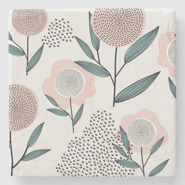 Porta-copo De Pedra Um rosa (Frente)