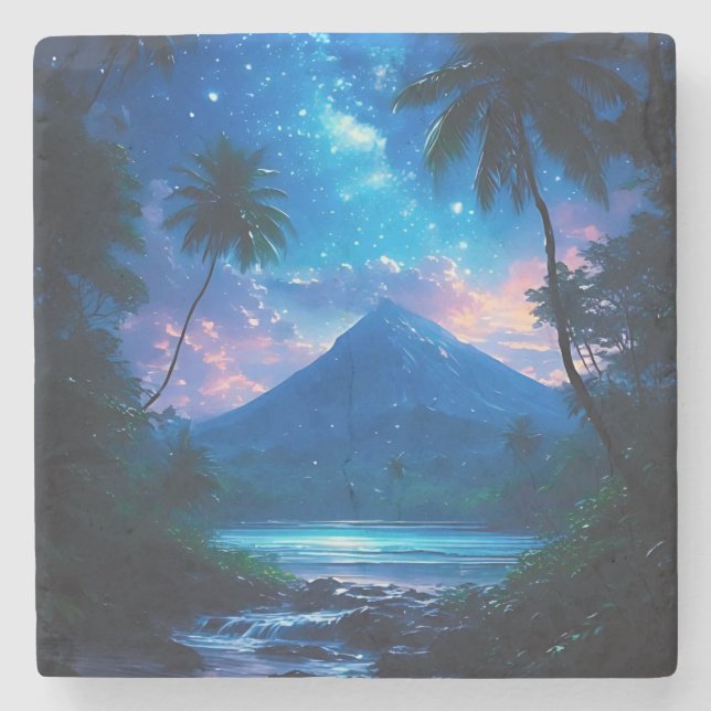 Porta-copo De Pedra Um Sonho de Nusantara (Frente)