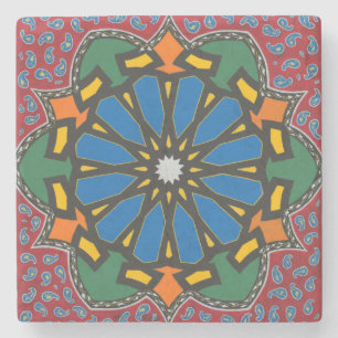 Porta-copo De Pedra Unidade - Porta copos Marble Stone