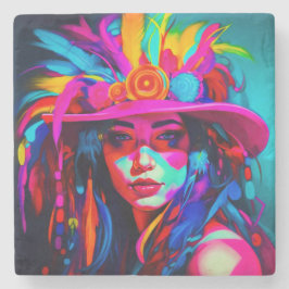 Porta-copo De Pedra Uso Vibrante