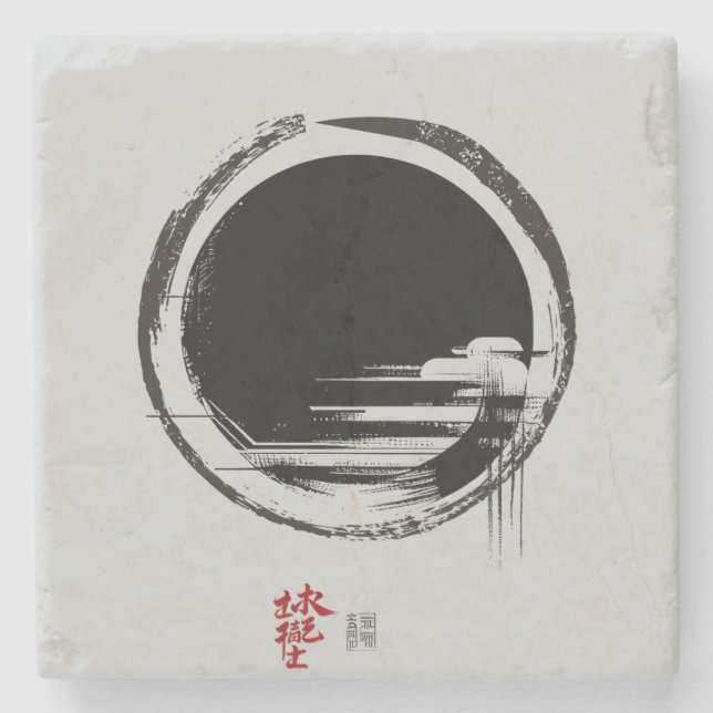 Porta-copo De Pedra Utilidade (Frente)