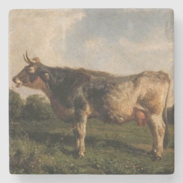 Porta-copo De Pedra Vaca em campo (Fazenda animal) (por Filippo Palizz