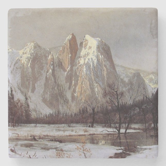 Porta-copo De Pedra Vale de Yosemite, Califórnia (Cathedral Rock) (Frente)