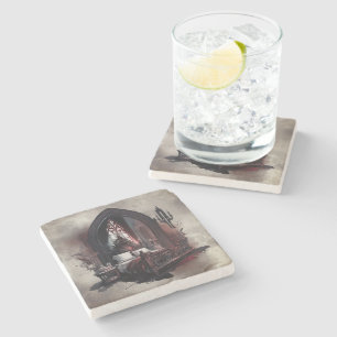 Porta-copo De Pedra Vampy Boudoir Suíte Gothic Red Victorian Bedroom