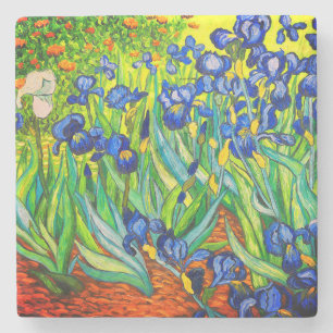 Porta-copo De Pedra Van Gogh Irises