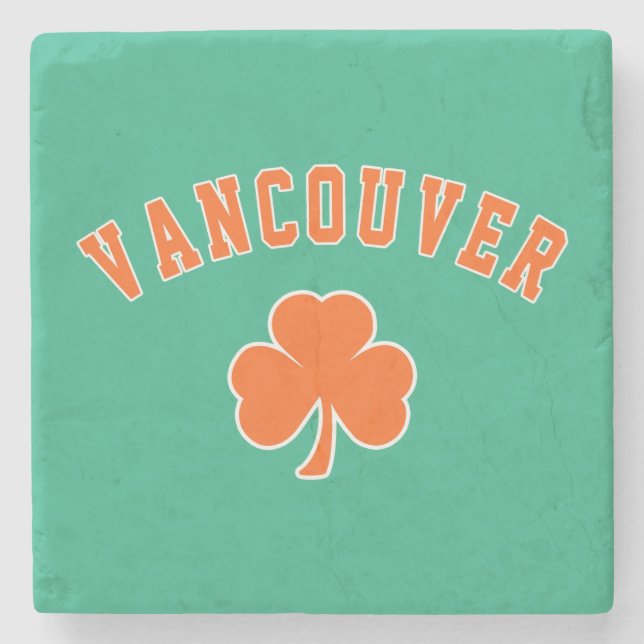 Porta-copo De Pedra Vancouver Irlandês  (Frente)