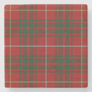 Porta-copo De Pedra Velha Escots Tavern Clan Bruce Tartan