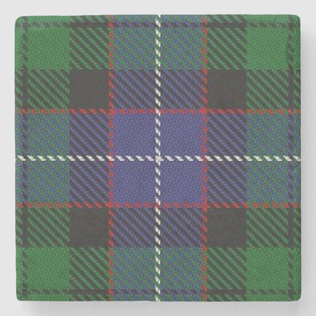 Porta-copo De Pedra Velha Escots Tavern Clan Galbraith Tartan (Frente)