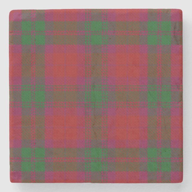 Porta-copo De Pedra Velho Escoceses Tavern Clan MacNab Tartan (Frente)