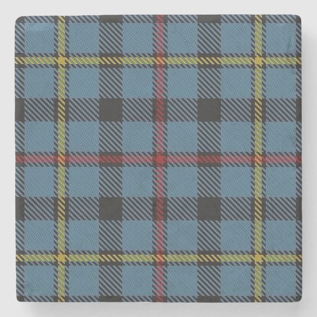 Porta-copo De Pedra Velho Escotos Tavern Clan MacCrimmon Tartan (Frente)