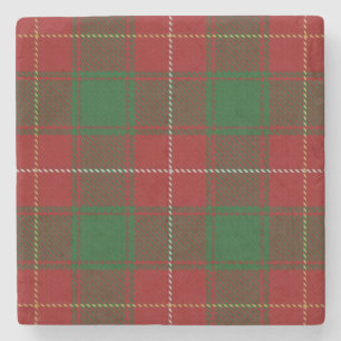Porta-copo De Pedra Velho Escotos Tavern Clan MacFie Tartan