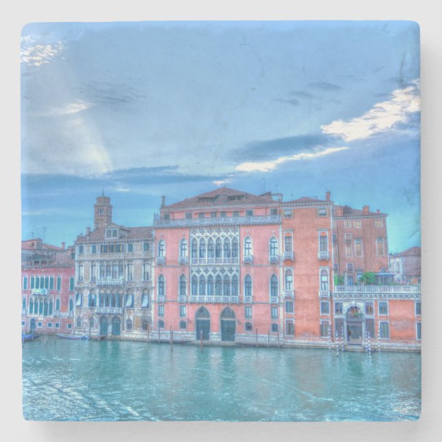 Porta-copo De Pedra Venice Itália maravilhosa (Frente)