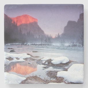 Porta-copo De Pedra Vermelho de Omega