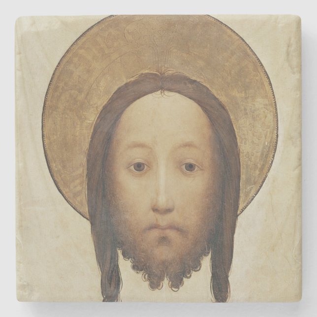 Porta-copo De Pedra Veronica com o Sudarium, c.1420 do santo (Frente)