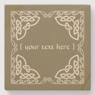 Porta-copo De Pedra Versão do Limite Limpo do Design de Tribal do Nó C