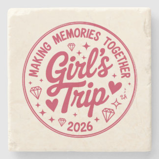 Porta-copo De Pedra Viagem das Meninas 2026 Fazendo Memórias Juntas Me