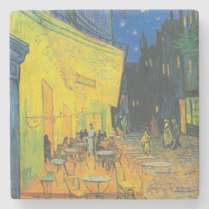 Porta-copo De Pedra Vincent Van Gogh Cafe Terrace Masterícula
