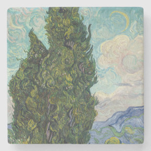 Porta-copo De Pedra Vincent van Gogh - Ciprestes