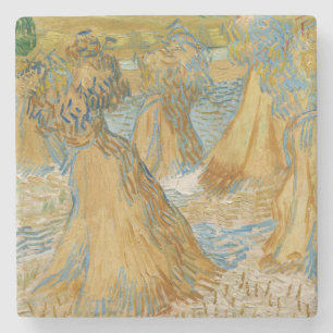 Porta-copo De Pedra Vincent van Gogh - Feixes de Trigo