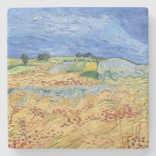 Porta-copo De Pedra Vincent van Gogh - Os campos / planície em Auvers