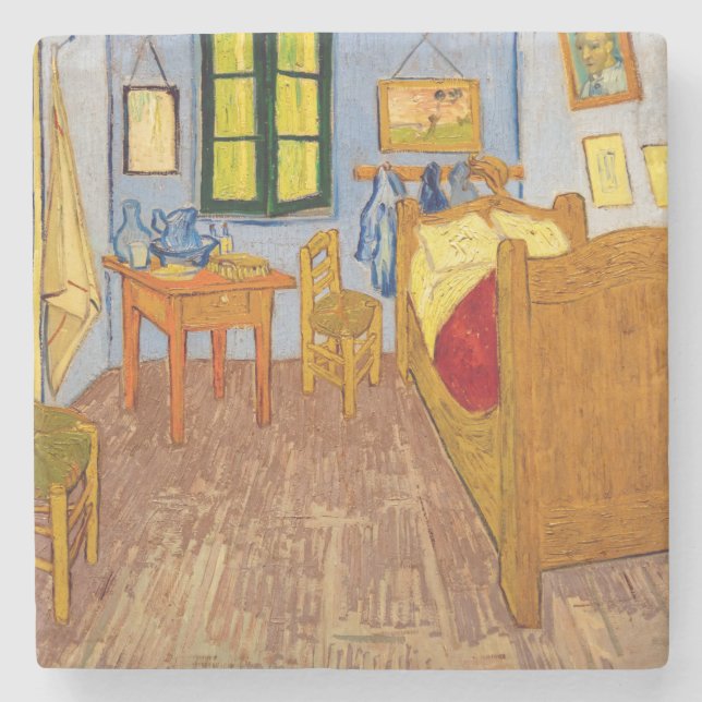 Porta-copo De Pedra Vincent van Gogh - Quarto de Vincent em Arles (Frente)