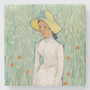 Porta-copo De Pedra Vincent van Gogh - Rapariga de Branco