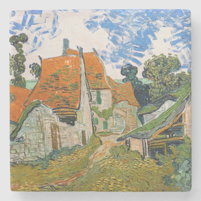 Porta-copo De Pedra Vincent van Gogh - Rua Auvers-sur-Oise (Frente)