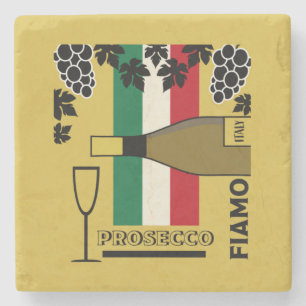 Porta-copo De Pedra Vinho espumante do Prosecco