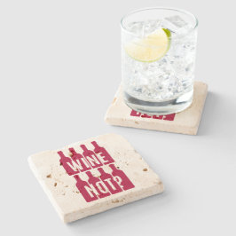 Porta-copo De Pedra Vinho não