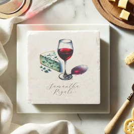 Porta-copo De Pedra Vinhoto com Lembranças Personalizadas