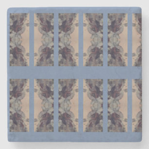 Porta-copo De Pedra Vintage Azul