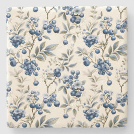 Porta-copo De Pedra Vintage Blueberry