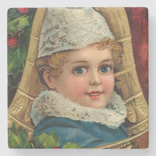 Porta-copo De Pedra Vintage Christmas Ornament