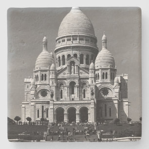 Porta-copo De Pedra Vintage France Paris Sacre Coeur Basilica