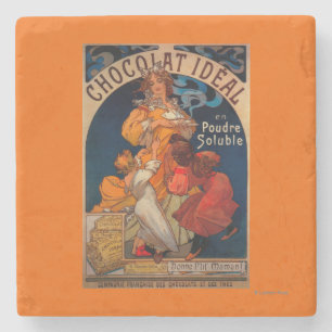 Porta-copo De Pedra Vintage ideal PosterEurope de Chocolat