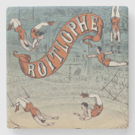 Porta-copo De Pedra Vintage Victorian Circus 