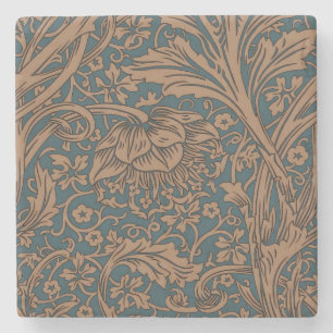 Porta-copo De Pedra Vintage William Morris Arcadia Sem Costura