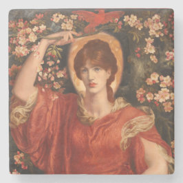 Porta-copo De Pedra Visão de Fiammetta (por Dante Gabriel Rossetti)