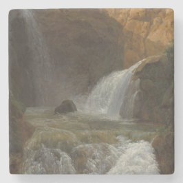 Porta-copo De Pedra Vista das Caixas de Água em Tivoli (por Bidauld)