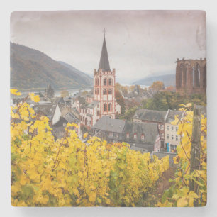 Porta-copo De Pedra Vista de Cidade Elevada  Alemanha