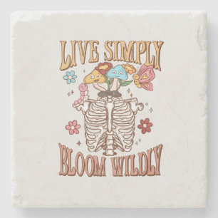 Porta-copo De Pedra Viver Simplesmente, Sangue Selvagem