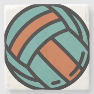 Porta-copo De Pedra voleibol