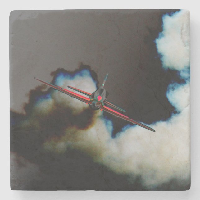 Porta-copo De Pedra Voo 3 na costa (Frente)