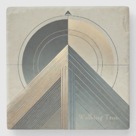 Porta-copo De Pedra Walking True