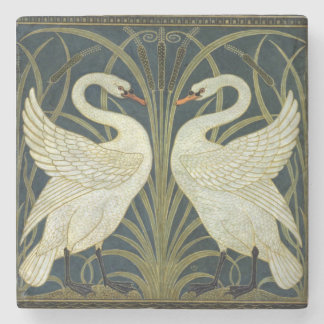 Porta-copo De Pedra Walter Crane Swan & Rush e Iris Vitoriano
